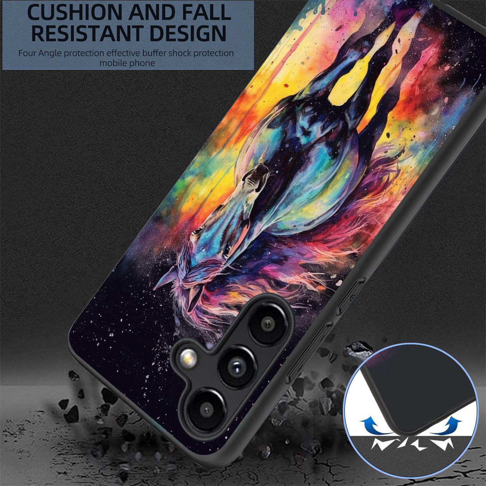 Fgdrfgrw Designed For Galaxy S23 Fe Case,Soft Frosted Tpu Ultra Thin Cover,Shock-Absorption,Anti-Scratch Protective Case For Sam